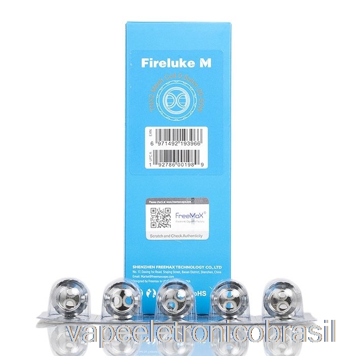 Vape Recarregável Freemax Fireluke M / Tx Mesh Bobinas De Substituição 0.5ohm Tnx2 Mesh Coils
